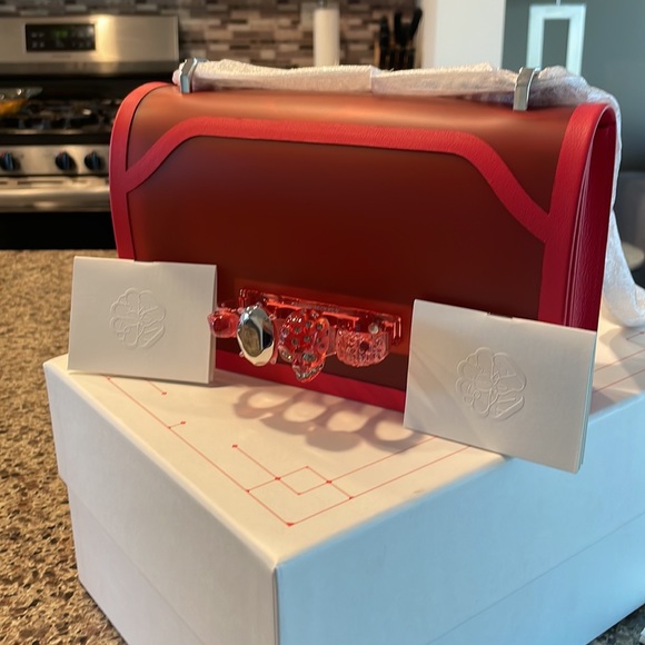 Alexander McQueen Jeweled PVC Shoulder Bag - Picture 11 of 15